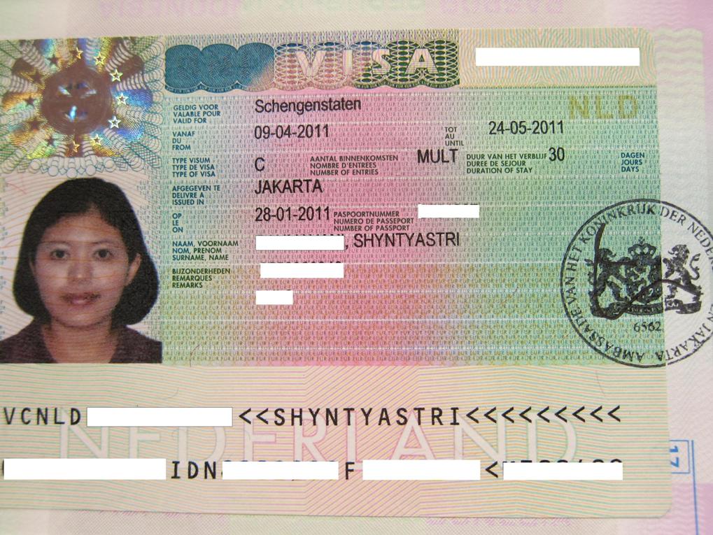 Visa schengen adalah
